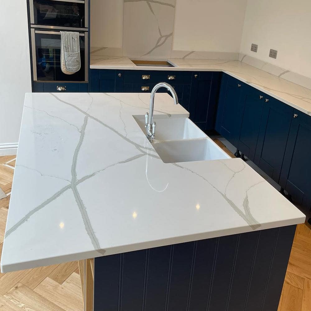 Calacatta Gold Quartz Worktop – Stokes Granite