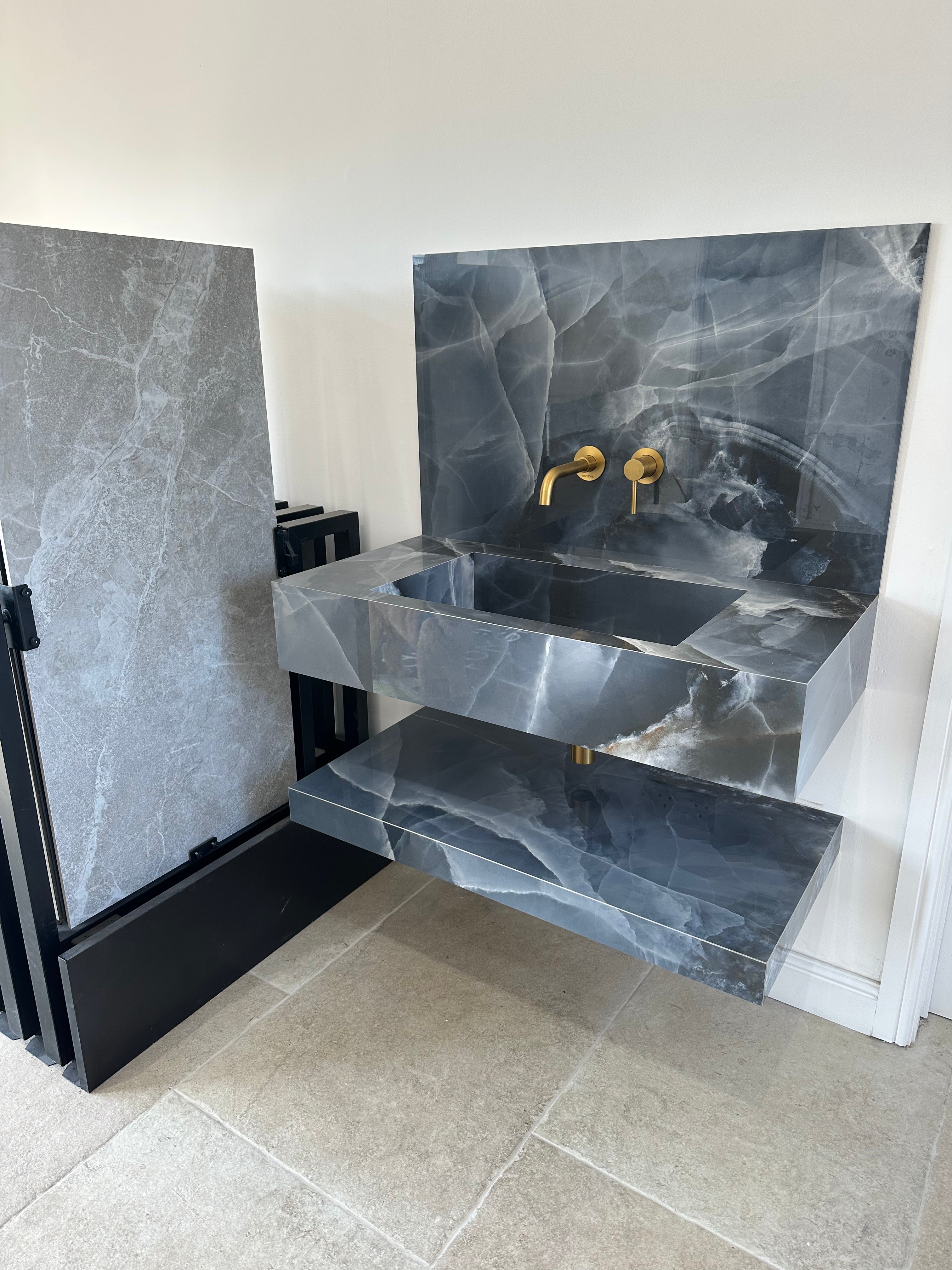 Blue Oynx Porcelain Clad Sink - 1000mm – Stokes Granite